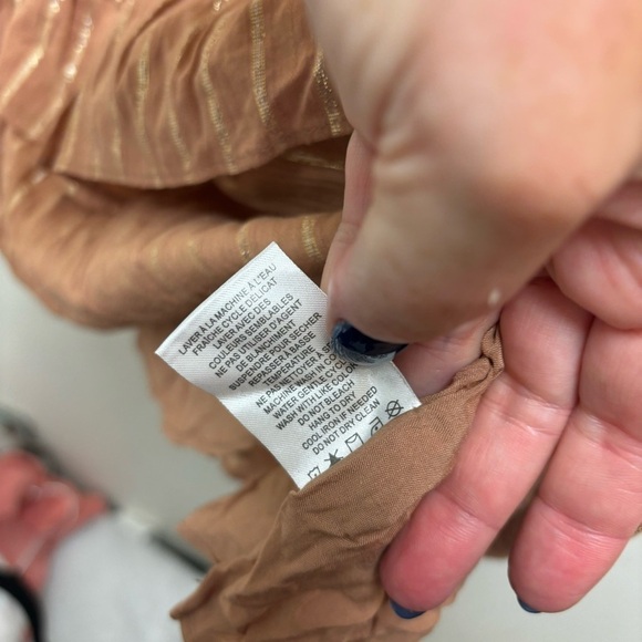 House of Harlow 1960 Corinne Tan Smocked Mini Dress - Picture 11 of 13